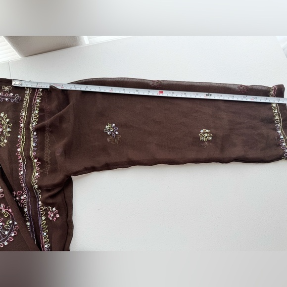 Boston Proper Embroidered Sequined Tunic 
Size XS - Picture 5 of 9